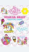 FESTIVAL STICKER SHEETS