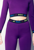 Physical Purple Passion Adult Long Sleeve Crop